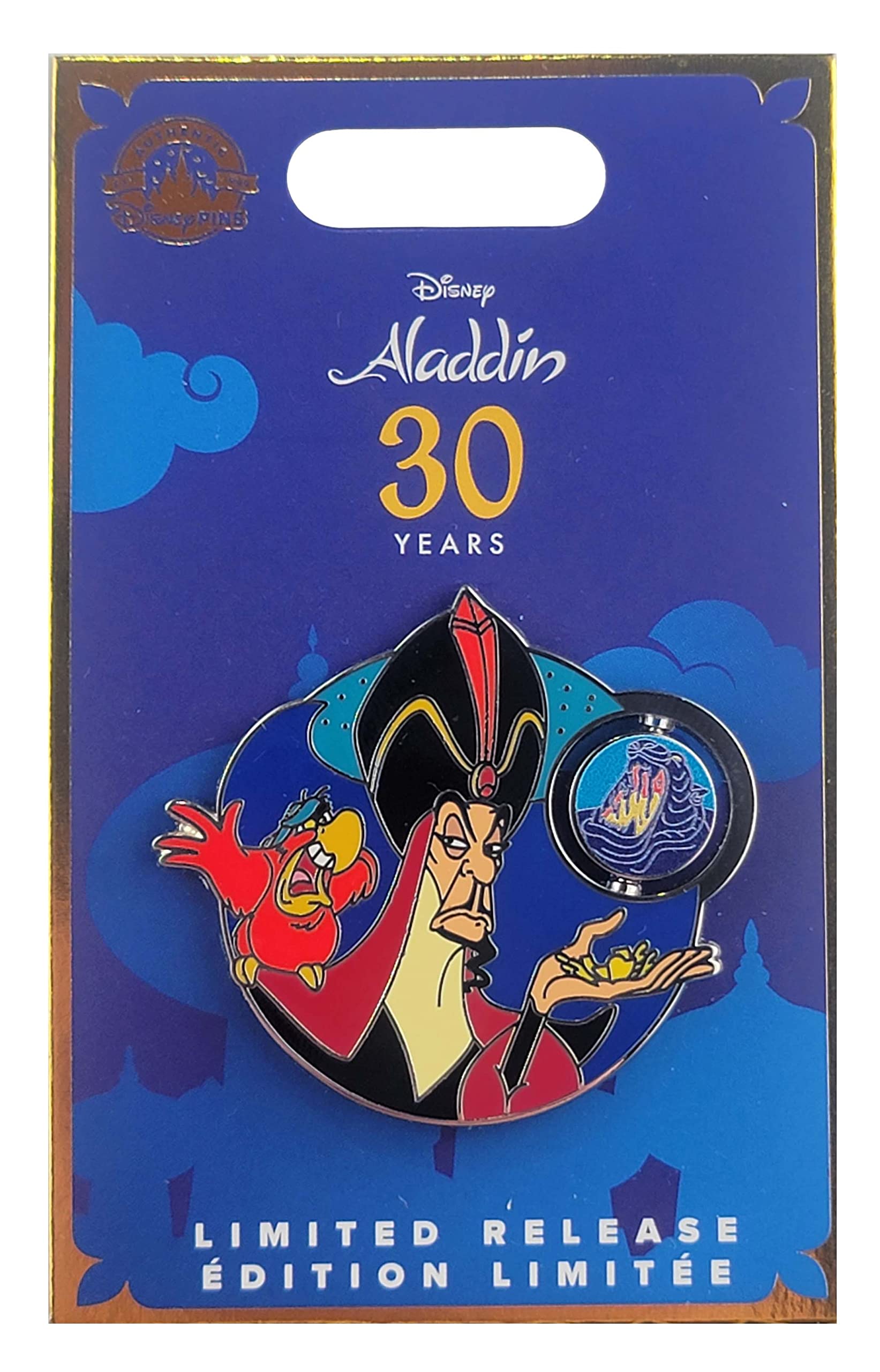 Disney Pin - Aladdin - 30th Anniversary - Jafar and Lago at
